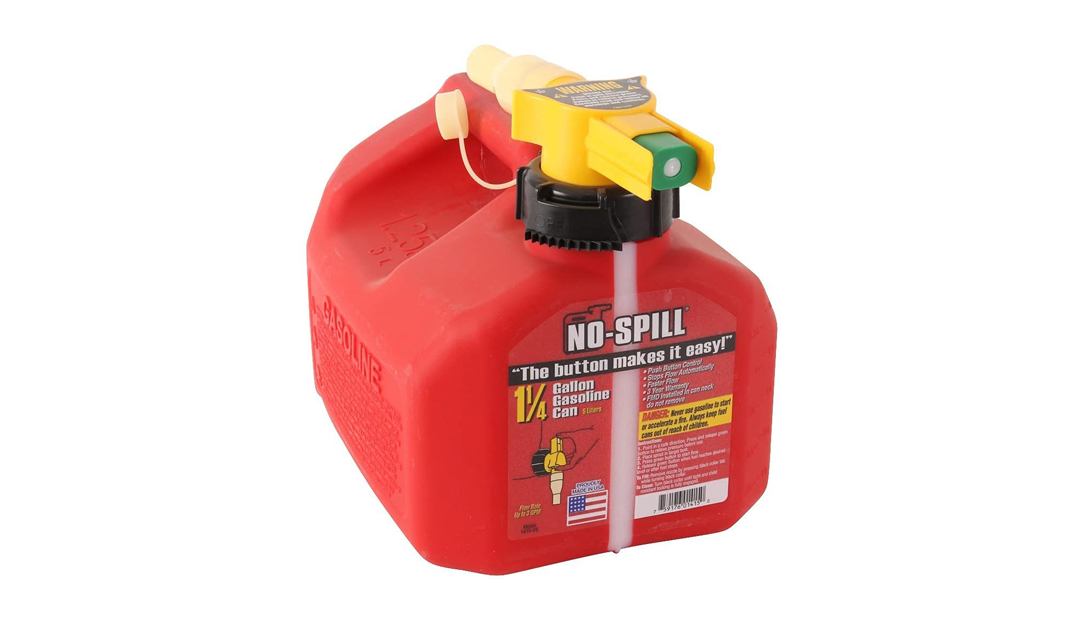no-spill gas can