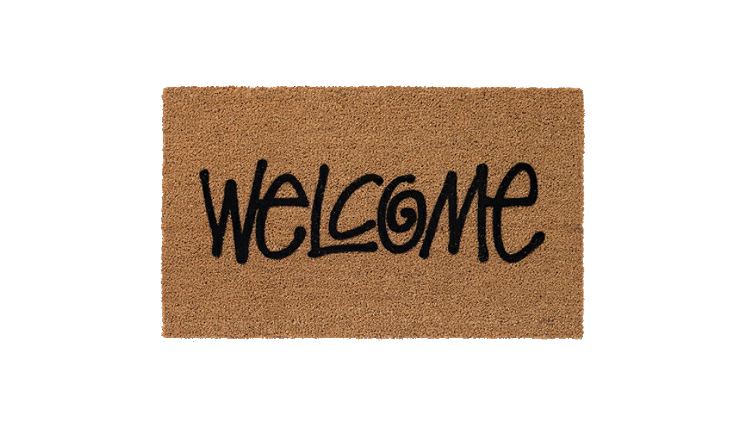 stussy welcome マット アメリカ製