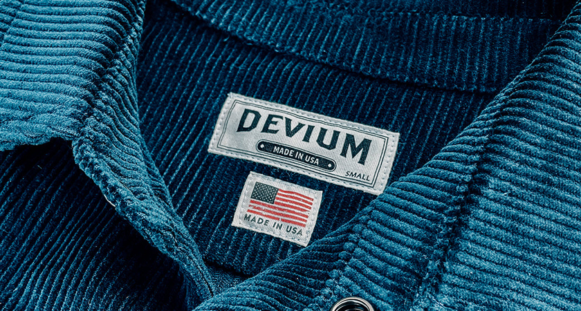 Devium アメリカ製 シャツ